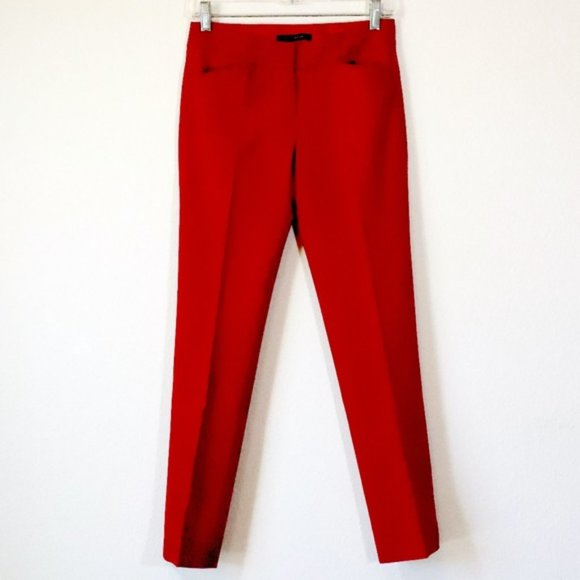 NWOT Elie Tahari red pants size 0 - Picture 4 of 6